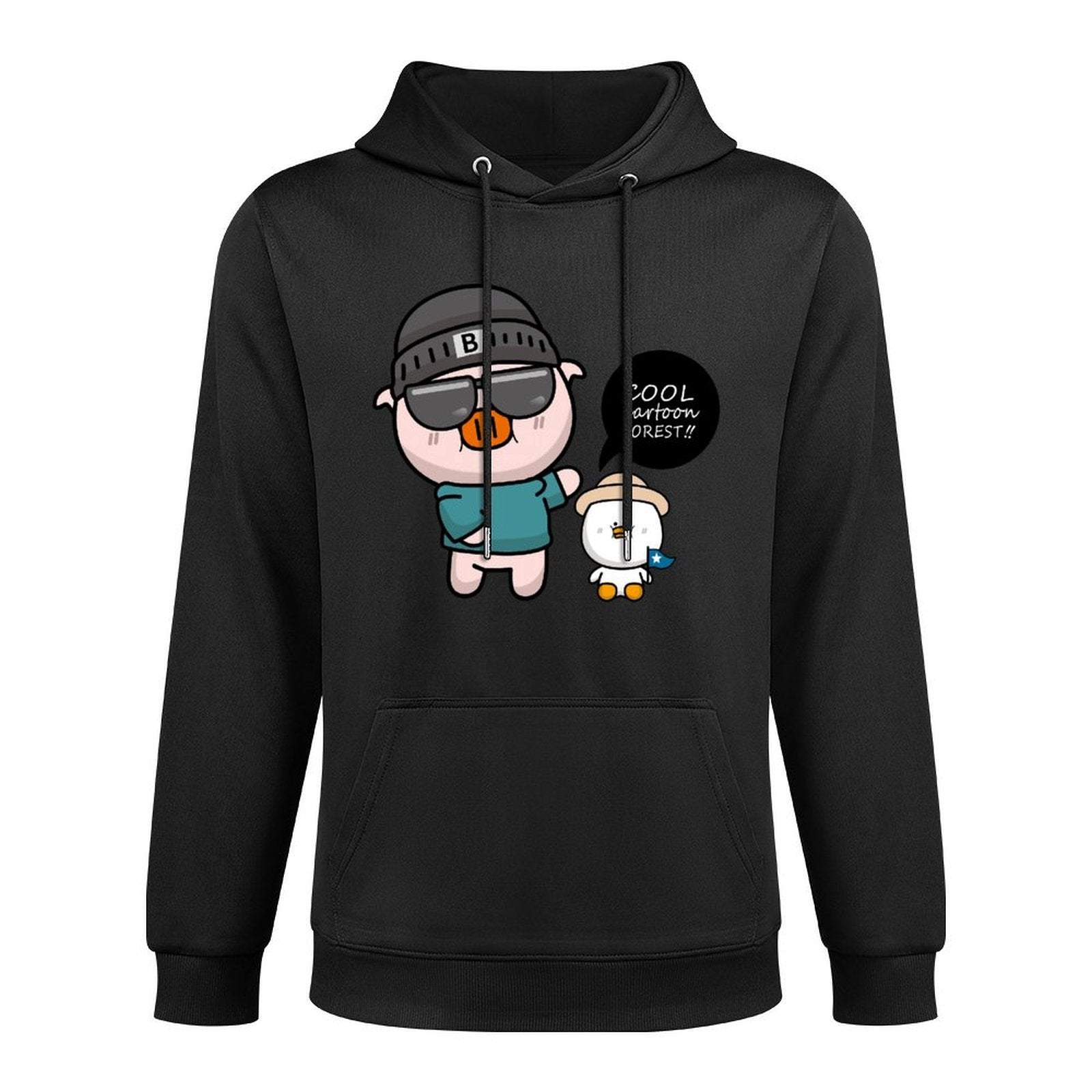 Indoor ClassicFit Front Graphic Hoodies